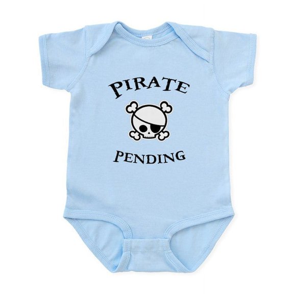 CafePress - Pirate Pending Infant Bodysuit - Baby Light Bodysuit, Size Newborn - 24 Months