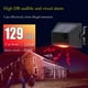 thumbnail image 4 of Alarma estroboscópica con detector de movimiento y control remoto, sonido de 129 db, sirenas de seguridad IP65, modo 24 horas + noche, luz de alarma solar., 4 of 8