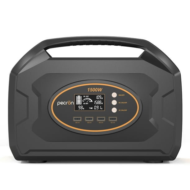 PECRON S1500 Portable Power Stations 1461Wh 1500W Portable Generator