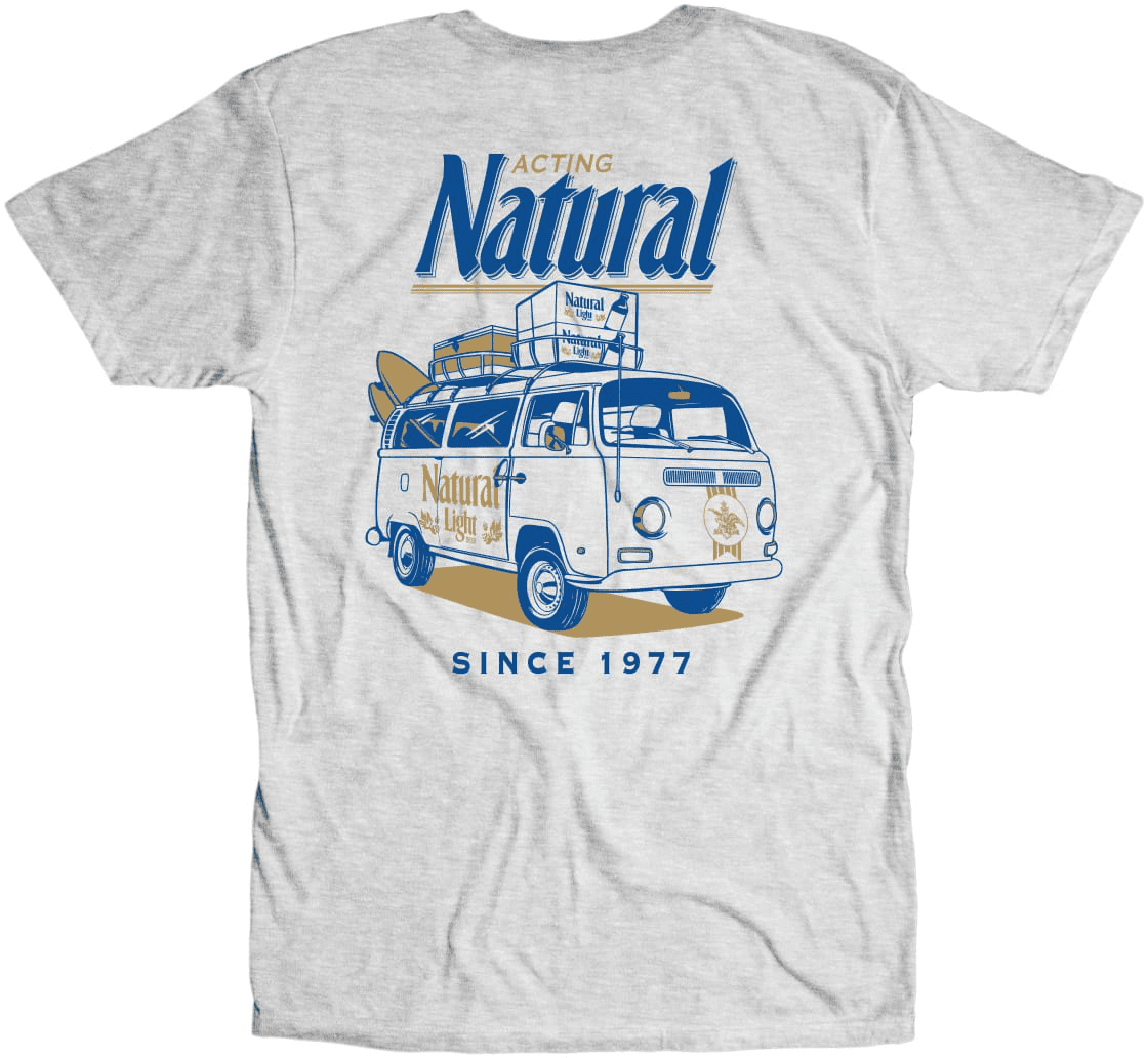 theCHIVE Men's Natural Light Acting Natural Beer TShirt