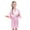 Hot Pink, variant on KYAIGUO Toddler Kids Silky Satin Bathrobe for Girls,2-14Y Teen Girls Summer Night-Robe Lounge Robes Baby Solid Color Sleepwear Bathrobe