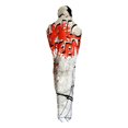 thumbnail image 2 of Isvgxsz Clearance Halloween Decorations Corpse Dead Victim Props Hanging Dead Body Decorations Scary Fake Corpse in Bag Indoor Outdoor Halloween Props Creepy Decor Haunted House Hanging Decorations, 2 of 5
