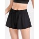 thumbnail image 3 of TFixol Pantalones cortos deportivos 2 en 1 para mujer, cintura alta, transpirables, de secado rápido, con cordón para correr, 3 of 8