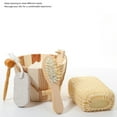 thumbnail image 2 of Bewildely Juego de baño de 5 uds., flor de baño, piedra pómez, toalla exfoliante, exfoliante, humectante, Sisal, cáñamo, herramientas de Juegos de accesorios de baño Bewildely HA074801-00, 2 of 6