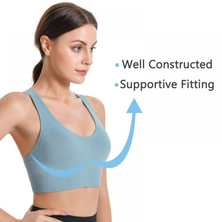 Sport Bra Tank Tops for Women High Support - Running Bra without