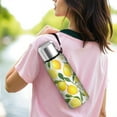 thumbnail image 6 of 20 Oz Lemon Coffee Tumbler Double Wall Insulated Stainless Steel Water Bottle | Metal Reusable Thermoses Flask with Cup Cap | Leak & Sweat Proof with Anti-Dust Lid, 6 of 7