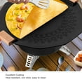 thumbnail image 3 of Plaque de Cuisson Antiadhésive avec Poignée d'Isolation Thermique, Chauffage Uniforme, Moins de Fumée, Poêle Ronde Enduite pour Côtes de Barbecue, Extérieur Intérieur, 3 of 8