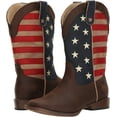 thumbnail image 6 of Roper Boys American Patriotic Square Toe Cowboy   Mid Calf Boots, 6 of 12