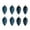 Navy, variant on Hvmvliv Christmas Ornaments 8Pc 3.51inch Christmas Pinecone Hanging Decorations Electroplated Xmas Tree Pendant Plastic Shatterproof Pendant for Christmas Decoration Indoor Silver