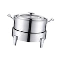 thumbnail image 2 of DOMELAY Catering Buffet Servers and Heaters Chafing Dish for Picnic Home Use Parties, 2 of 9