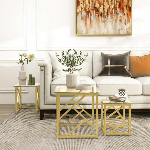 Walmart gold coffee table deals