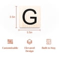 thumbnail image 2 of Stiles Letter Tiles, Wooden Crossword Wall Letters for Living Room, Dining Room, Kitchen, or Bedroom, 3.5 Inch, Letter G, 2 of 8