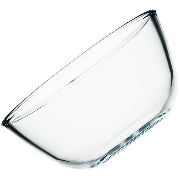 UPOUART Clear Glass Salad Bowl for Fruits Desserts Snacks with Smooth Surface and .84 inches