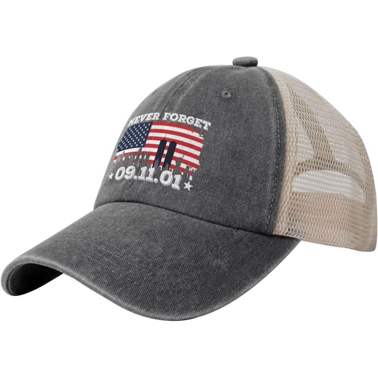 911 Never Forget Hats Memorial Day Patriotic Baseball Cap  display picture 2