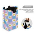 thumbnail image 3 of Yayeee Freestanding Laundry Hamper with Handle Collapsible Large Storage Basket for Clothes, Playful Daisy, 3 of 7