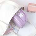 thumbnail image 3 of 1 estuche para lápices Kawaii Girls, estuche para lápices lindo, estuche para lápices de oso, morado, 3 of 3