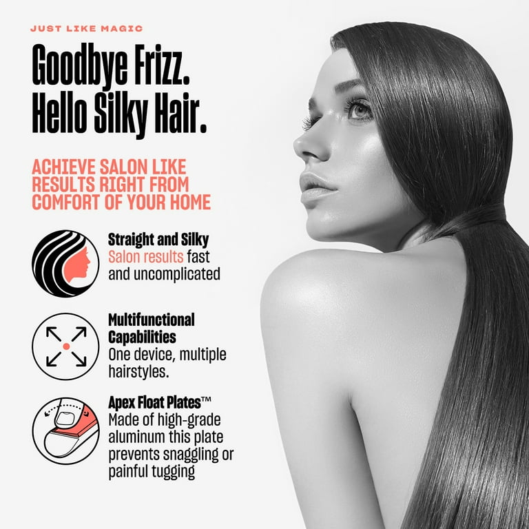 2 in 1 silky hair professional hair straightener top