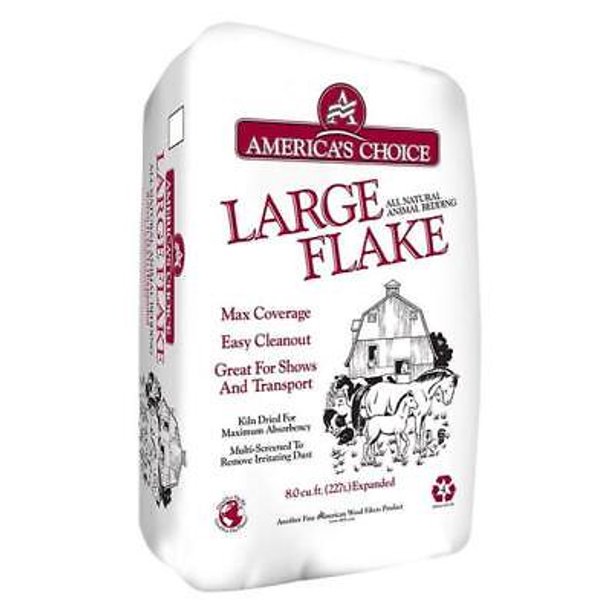 America's Choice Large Flake 8 cu ft Wood Animal Bedding