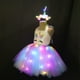 thumbnail image 4 of Disfraz de unicornio SHINYOU con luz LED para niñas de 3 a 4 años, 4 of 7