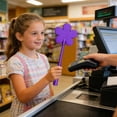 thumbnail image 7 of Card Payment Wand, Contactless Payment Stick, Tap to Pay Wand, Flower Shaped Payment Tool, Digital Payment Accessory for Retail and Cafe Checkouts （Purple）, 7 of 7