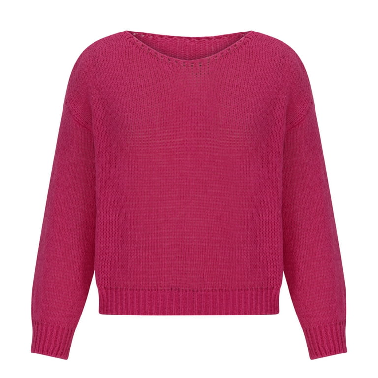 Fartey Off The Shoulder Sweaters for Women Oversized Long Sleeve