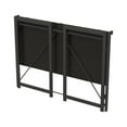 thumbnail image 3 of Mainstays Black Frame Folding Desk with Black Grained Top,Adult, 3 of 5