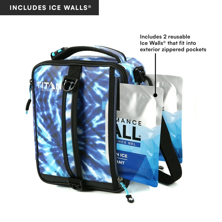 Titan by Arctic Zone Fridge Cold Upright Lunch Pack, Kaleidoscope