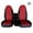 Black+Red, variant on 2pcs Front Car Seat Covers Center Fit for Ford Ranger 60/40 Highback 1998-2003, Interior Automotive Car Front Seats Only (Console armrest Cover Not Included), Black+Red