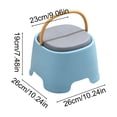 thumbnail image 3 of Shoe Changing Stool with Storage, Built in Compartment Padded Seat Footstool, Compact Space Saving Modern Ottoman Bench for Living Room Entrance Kitchens Bathrooms Home Offices, 3 of 6