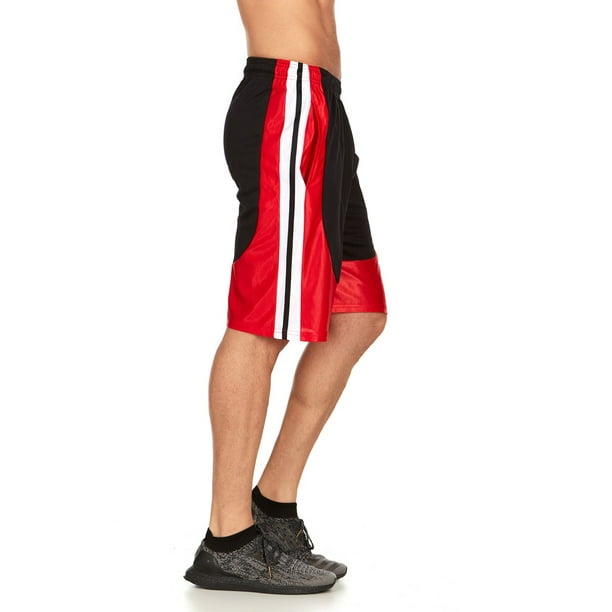 Men's and Big Men's 9" Active Shorts, Mesh Athletic Gym shorts with