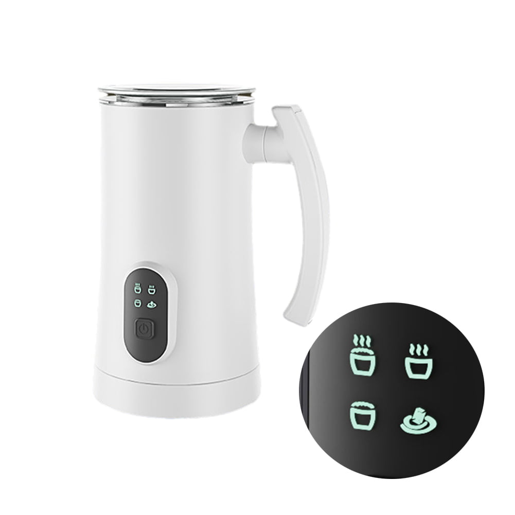 4-in-1 Electric Milk Frother with Pouring Handle 11.8Oz/350ML Hot