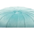 thumbnail image 3 of Zuo Modern Bund Velvet Ottoman, Light Blue, 3 of 6