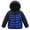 Blue, variant on Boys and Toddlers' Lightweight Water-Resistant Packable Hooded Puffer Jacket Down Jacket