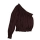 thumbnail image 1 of bar III Blusa de un solo hombro para mujer, roja, pequeña, 1 of 2