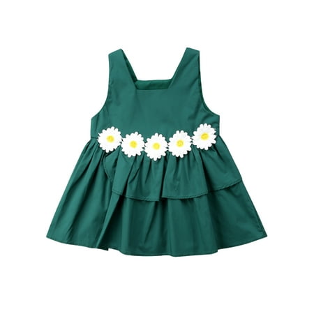 

Gwiyeopda Toddler Newborn Kids Baby Girls Flower Dress Princess Skirt Party Pageant Dresses