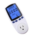 thumbnail image 4 of Monitor de consumo de electricidad Medidor de potencia Enchufe Energía doméstica Vatios Voltios Amperios KWH Analizador de consumo, 4 of 15