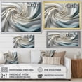 thumbnail image 4 of Designart "Spiraling In An Elegant Ellipse" Abstract Spirals Canvas Wall Art, 4 of 7