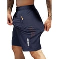 thumbnail image 2 of WILLBEST Pantalones Cortos Casuales para Hombre, para Ejercicio Al Aire Libre, Adecuados para Estirarse En El Gimnasio, Transpirables, para Entrenar, Correr y Viajar., 2 of 7
