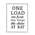 thumbnail image 4 of Stupell Industries Laundry Clothespin Distressed Text Phrase Sign Graphic Art White Framed Art Print Wall Art, Design by Lettered and Lined, 4 of 5