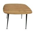 thumbnail image 2 of Xoy 22 Inch Plant Stand Tables Set of 2 - Rectangular - Round Edges - Brown, 2 of 5