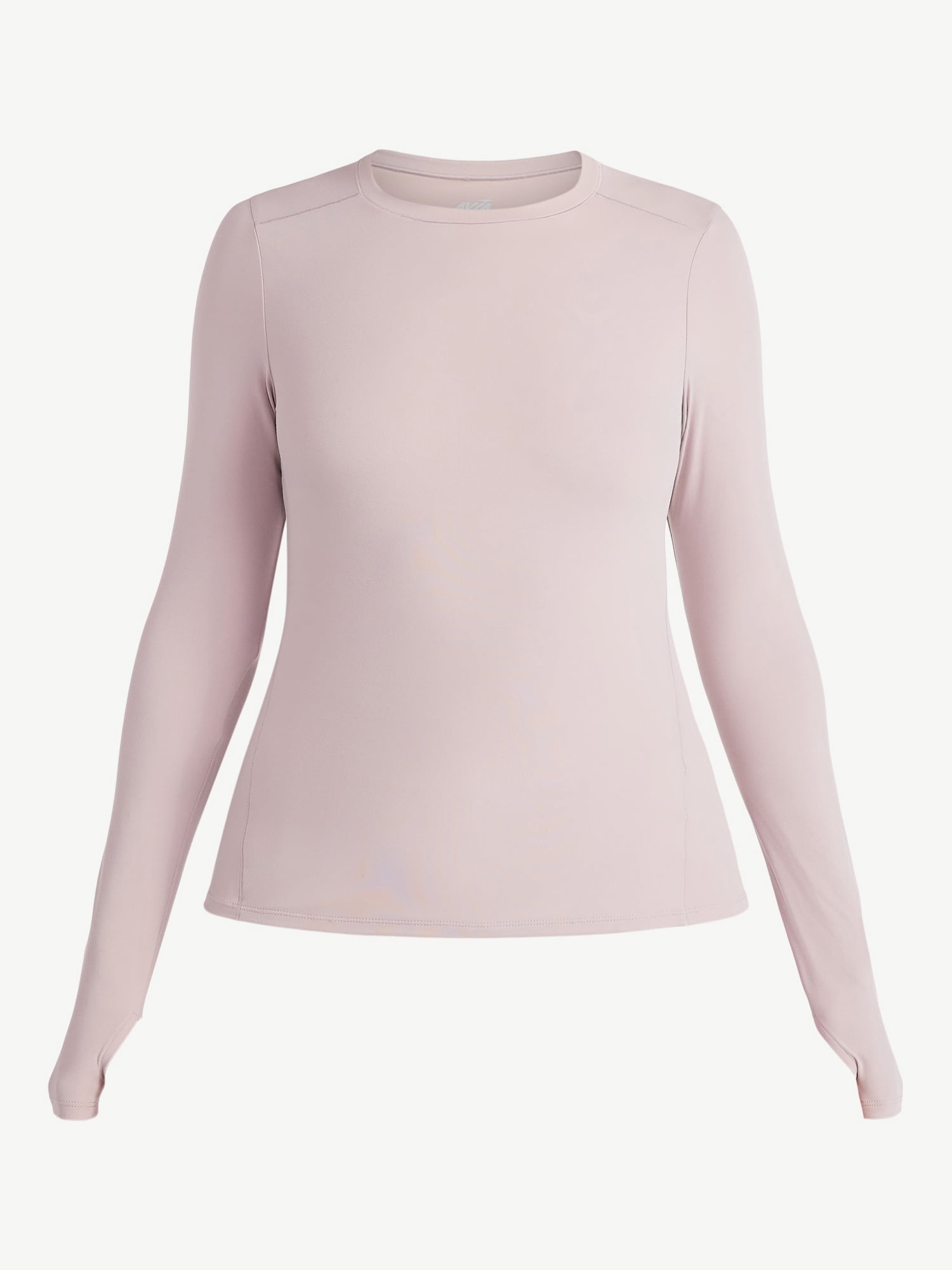 Avia Women's and Women’s Plus SoftSculpt Tee with Long Sleeves, Sizes XS-4X