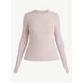thumbnail image 5 of Avia Women's and Women’s Plus SoftSculpt Tee with Long Sleeves, Sizes XS-4X, 5 of 6