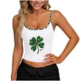 thumbnail image 2 of Camisetas sin Mangas de Cuello en U Impresas de Verano para Mujeres para Ocasional, Fiesta, Trabajo, Vacaciones, Toda la Temporada, 2 of 6