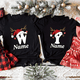 thumbnail image 5 of Camiseta personalizada de Navidad con nombre y iniciales para la familia, camisetas para papá, mamá, hermana, hermano, camisetas, monos para bebé, 5 of 5