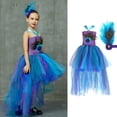 thumbnail image 2 of Coerni Girls Tulle Tutu Dress Kids Carnival Birthday Parties Halloween Princess Tulle Dress Up with Headband Outfits, 2 of 4