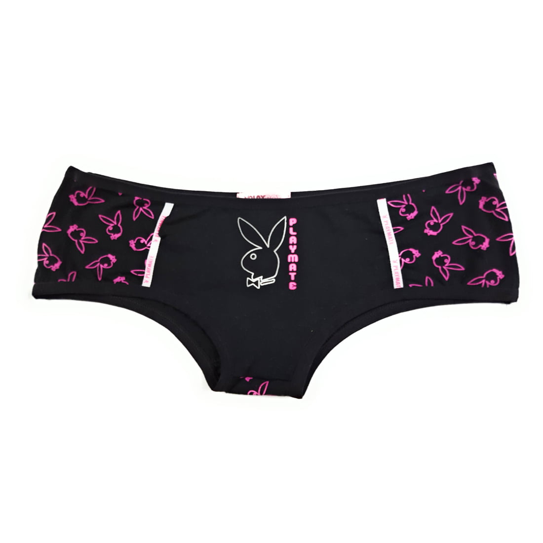 Pink L PLAYBOY Bunny Cotton Boyleg Boyshort Panty Playmate Underwear PLT194 