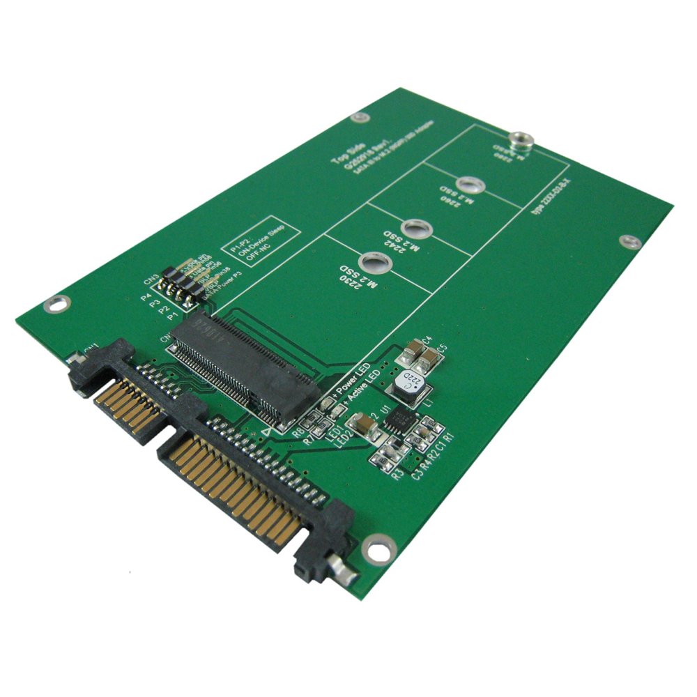 SATA III to M.2 SSD Adapter Device Sleep Mode (DEVSLP)