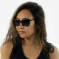 thumbnail image 4 of Sunglasses with Readers for Women - Reader Sunglasses - Butterfly Cat Eye Reading Sun Glasses with Built In Full Readers - Carpi by VITENZI in Black 1.50, 4 of 10