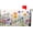 Colorful Floral Flower, variant on Fall Pumpkins Mailbox Covers Magnetic Standard Size 21x18 Inch Autumn Harvest Thanksgiving Mail Box Cover Fall Sunflower Mailbox Wraps Welcome Decorations Post Letter Box Covers Decor for Home Garden