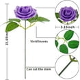 thumbnail image 6 of Sanmadrola Artificial Rose Artificial Flowers Foam Fake Roses with Stems for DIY Wedding Bouquets White Bridal Shower Centerpieces Arrangements Party Tables Decorations, 6 of 7